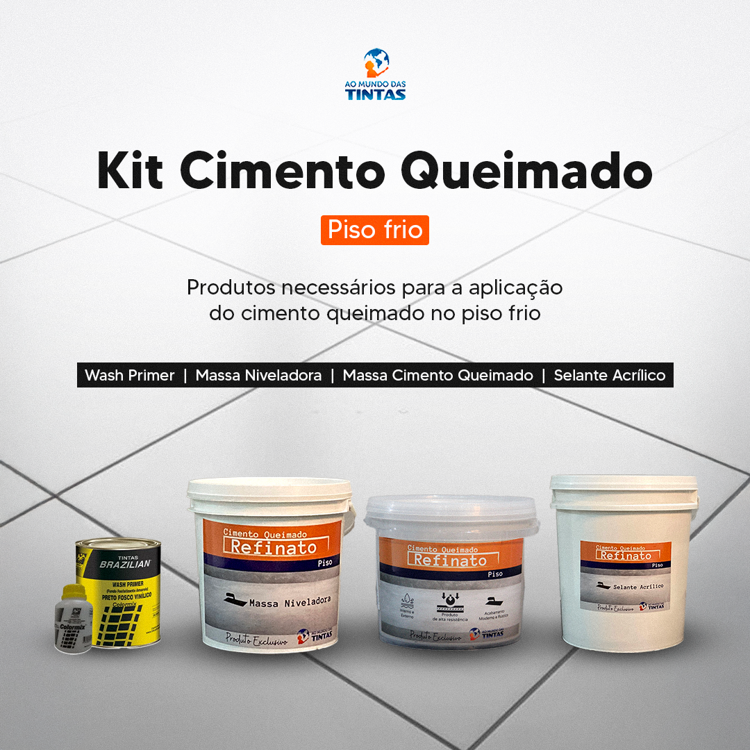 Kit cimento piso frio